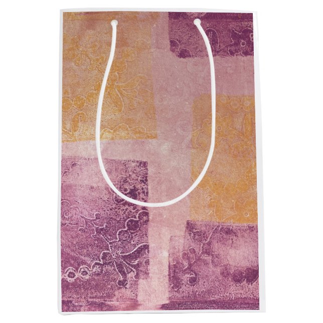 Lila- och Guld-fyrkantsdesign (Framsidan)