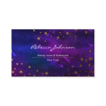 Lila och Guld Glitter