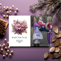 Lila och guld Jul och murgröna Nyår