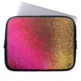 Lila och Guld Laptop sleeve