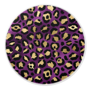 Lila och Guld Leopardseriens utformning 1 Knopp