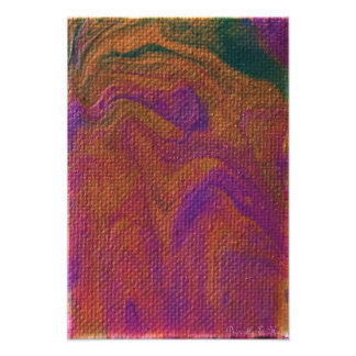 Lila och Guld O My Fototryck