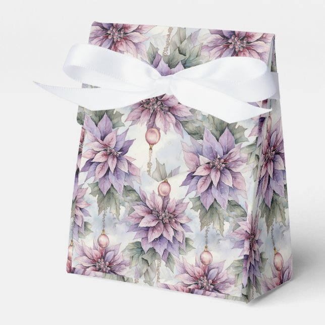 Lila och Guld Presentaskar (Framsidan Sidan)