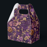 Lila och Guld Rosor Presentaskar<br><div class="desc">Lila och Guld Rosor Fördelningslådor</div>