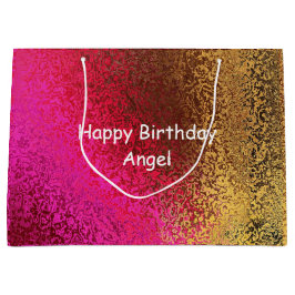 Lila och Guld Skugga Grattis på födelsedagen Namn