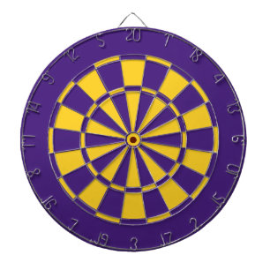 Lila och Guld Team Färg Dartboard och Darts Darttavla