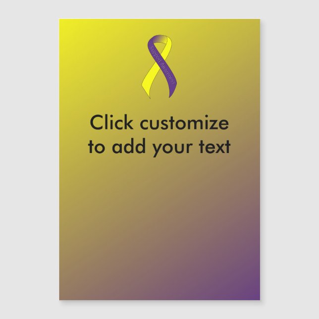 Lila och Gult - medvetenheten om menyfliksstöd (Framsida)