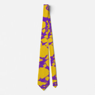 Lila och Gult Tie Dye Slips