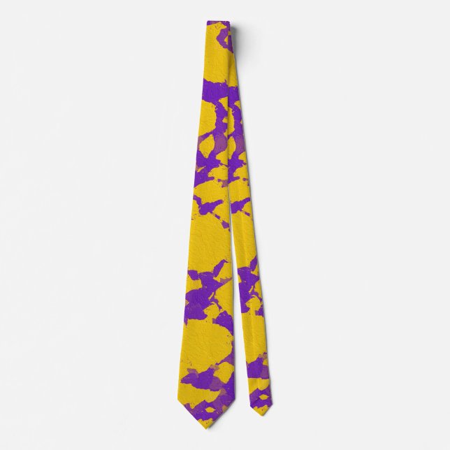 Lila och Gult Tie Dye Slips (Framsida)
