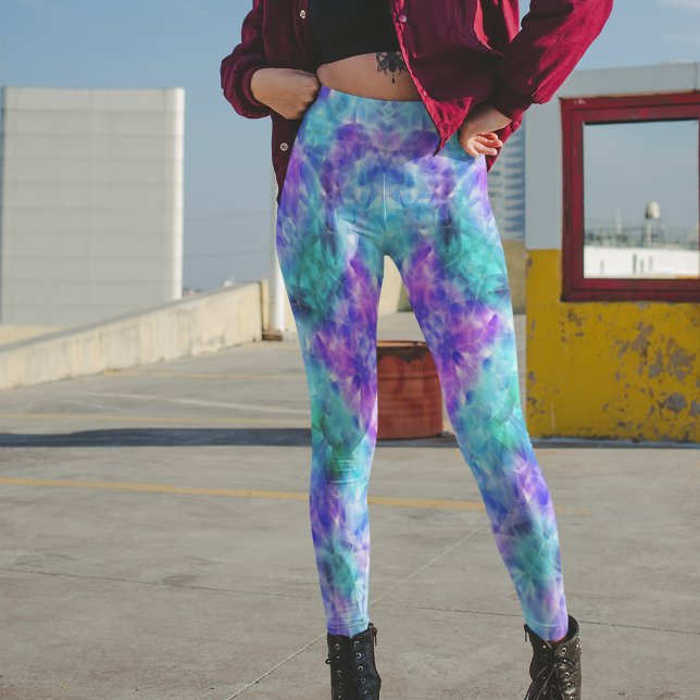Lila och kristalllegeringar av tallatpigment - Söt Leggings (Skapare uppladdad)