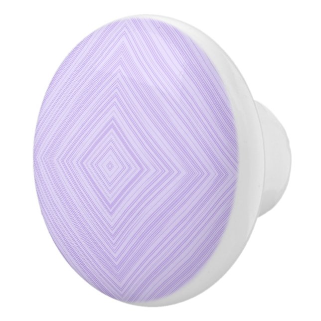Lila och Lilac Geometric Diamond Bathroom Knopp (Höger)