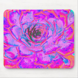 Lila och Magenta Succulent Sedum Rosette Musmatta