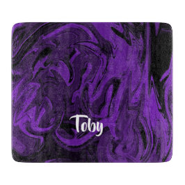 Lila och marmor, polerade