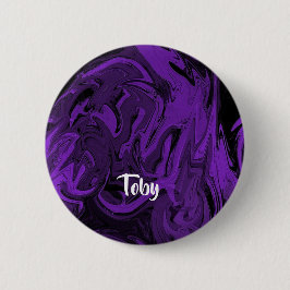 Lila och marmor, polerade knapp