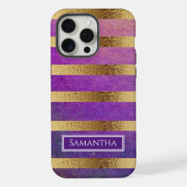 Lila och metallisk Guld