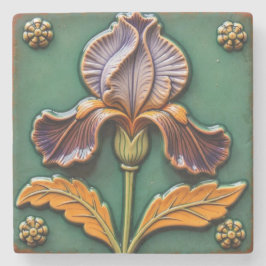 Lila och Orange ris Stenunderlägg