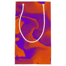 Lila och Orange Vågar Mönster