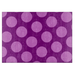 Lila och Orchid Polka dots