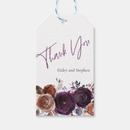 Lila- och plommonPersonlig till förmån för Presentetikett