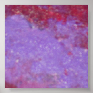 lila och röd utskrift poster