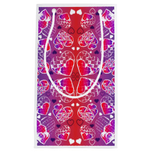 Lila och Röda, vita, romska örter mönster