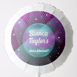 Lila och Rosa av Disco Blowout Födelsedagsfest