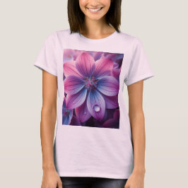 Lila och Rosa av Lilac-Blommigt T Shirt