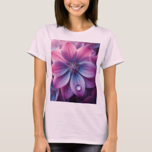 Lila och Rosa av Lilac-Blommigt T Shirt