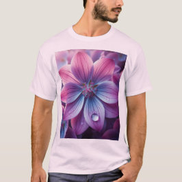Lila och Rosa av Lilac-Blommigt T Shirt