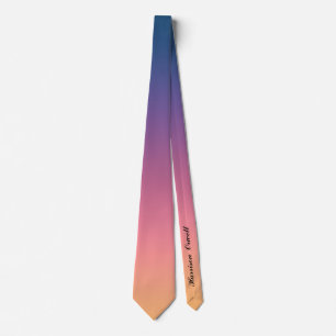 Lila och Rosa av solnedtonad gradient Pastel Slips