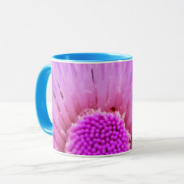 Lila och Rosa Flower Mugg