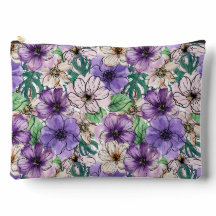 Lila och Rosa Flowers