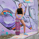 Lila och Rosa för anpassningsbar Glitter Drift Mör Mini Skateboard Bräda 18,5 Cm<br><div class="desc">Driva i stil med detta glitter-skateboard-däck som inspirerats av bergsbäret och som har ett lager vinkarare om mörkens lila och gnistor för djup rosa i ett fet, smälter format. Med ett glansigt, texturerat utseende som kanalerna glam och grunge är den här tavlan perfekt för skater som kärlek står ut med...</div>