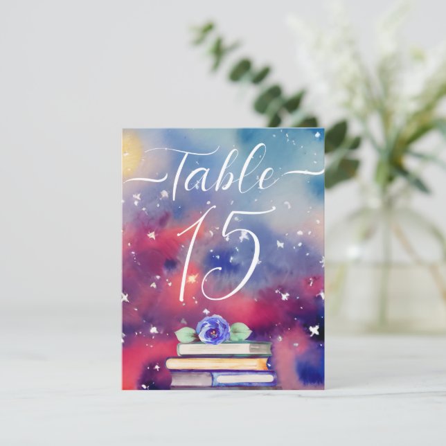 Lila och Rosa för Bokar  och  Bordsnummer (Stående Fram)