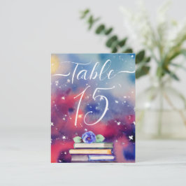 Lila och Rosa för Bokar  och  Bordsnummer