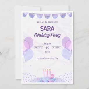 Lila och Rosa: Inbjudan till på dagtid