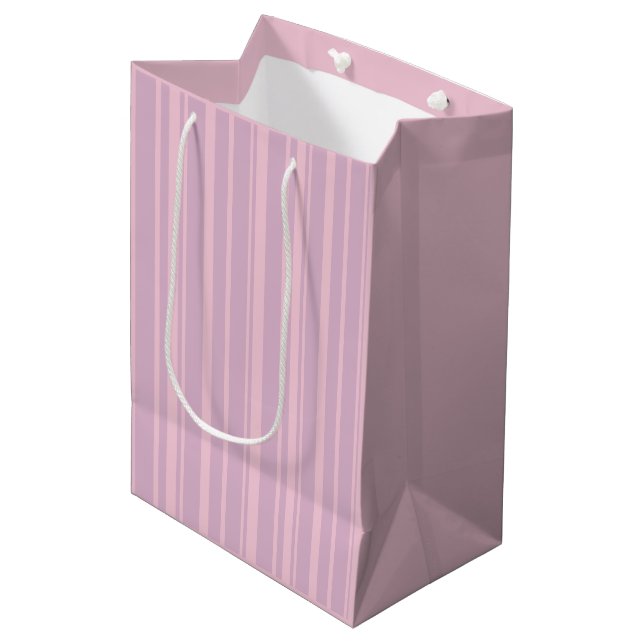 Lila och rosa linjemönster (Framsidan Vinklad)