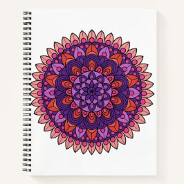 Lila och rosa mandala