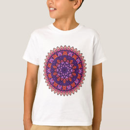 Lila och rosa mandala t shirt