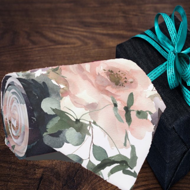 Lila och rosa mauveblommor Blommig slips (Skapare uppladdad)