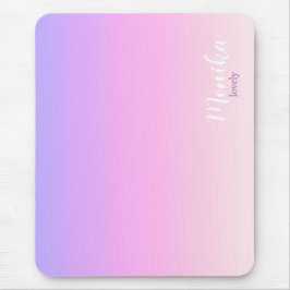 Lila och rosa ombre-design iPad air-fodral Musmatta