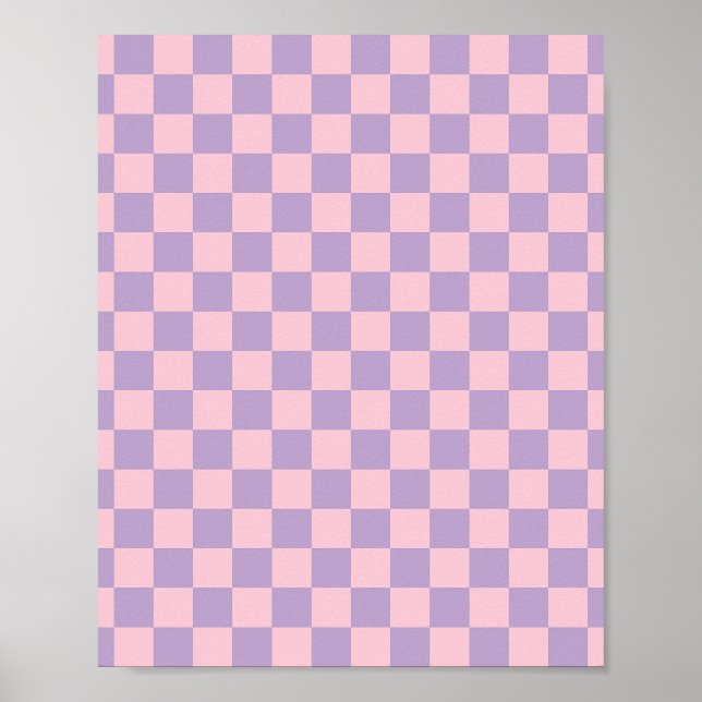 Lila och Rosa Poster (Framsidan)