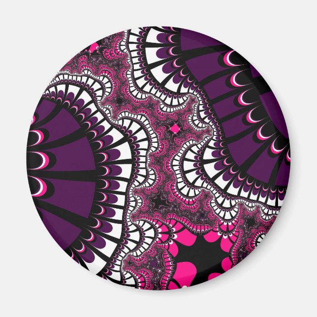 Lila och Rosa Remix Magnet (Framsidan)