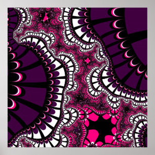 Lila och Rosa Remix Poster