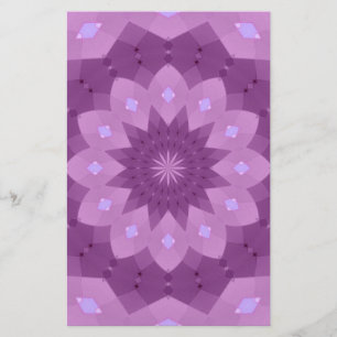 Lila och Rosa Rosette Brevpapper