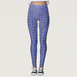 Lila och skuggor av Grått, geometrisk platta Leggings