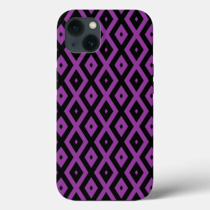 Lila och svart diamantmönster Case-Mate iPhone
