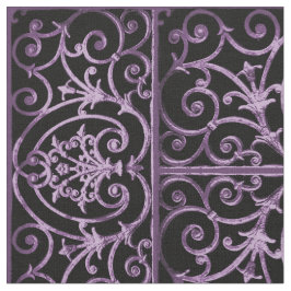 Lila och svart rullning tyg