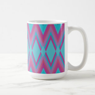 Lila och vattenlevande växter kaffemugg