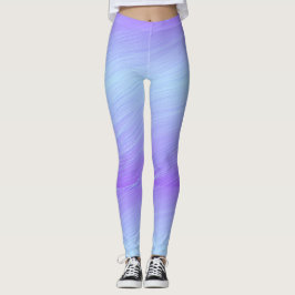 Lila och violett mönster leggings